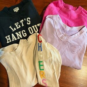 4 - Size Large Oversized American Eagle / Aerie Sweatshirt